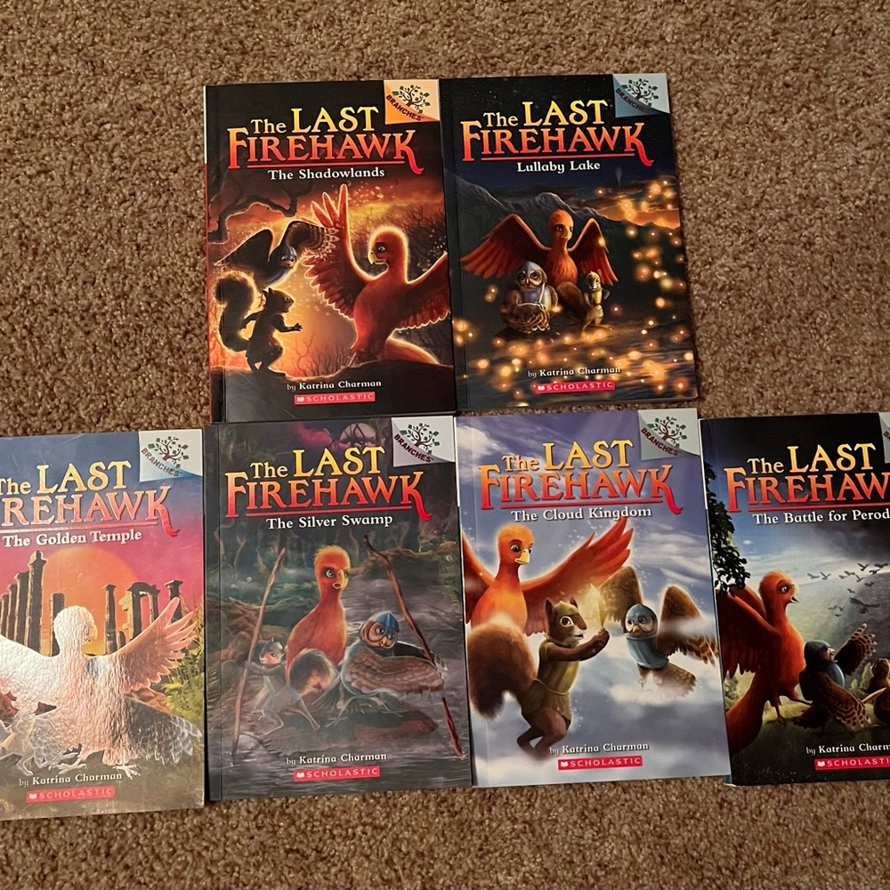 Scholastic The Last Firehawk Series excellent condition books